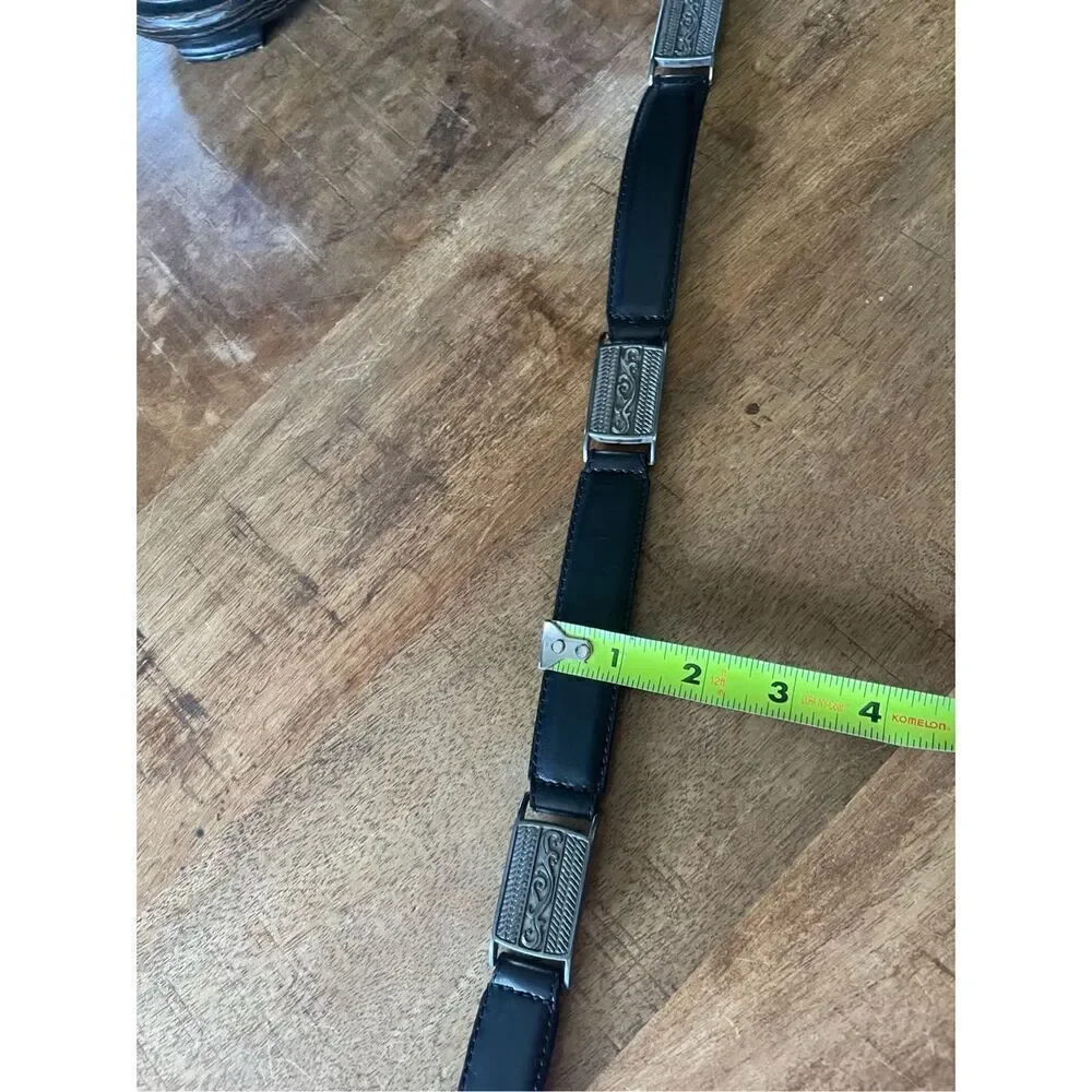 FOSSIL Vintage Genuine leather with metal unisex belt